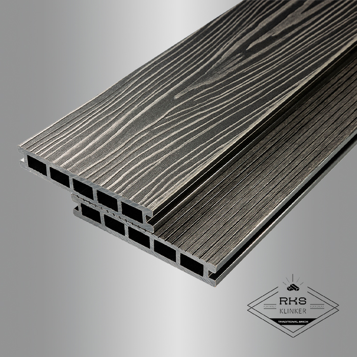 ᐉ Террасная доска из ДПК RusDecking, UnoDeck Ultra, Графит в Липецке